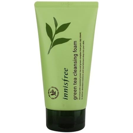 innisfree green tea pure cleansing foam