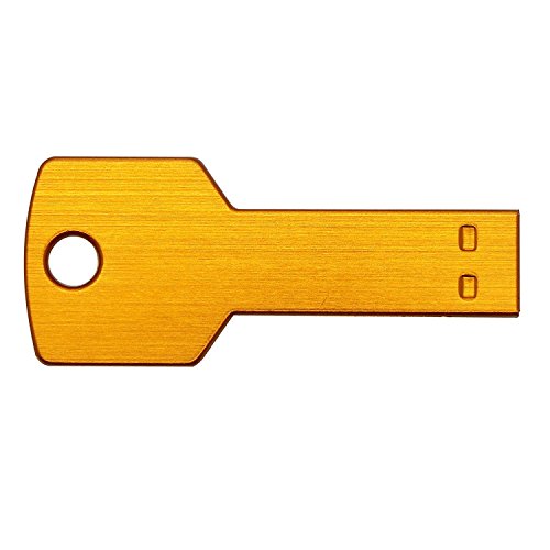 Clé USB 16 Go métallique dorée A Plus+ avec finition premium lingot - 5