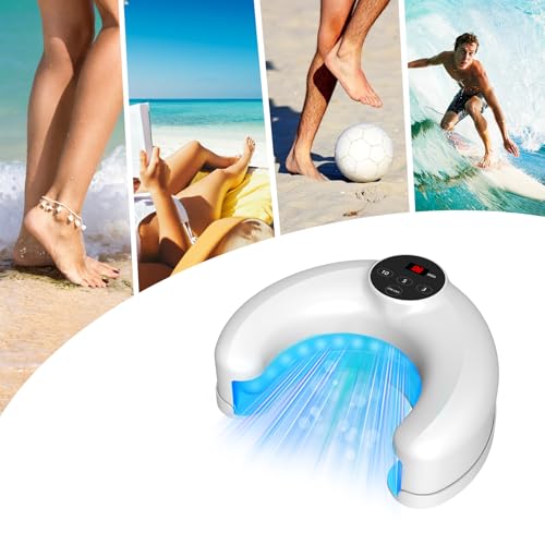 Micosi Unghie Per Multiple Unghie Dei Piedi & Delle Mani Con Luce Infrarossa 910 Nm + Luce Blu 470Nm, Dispositivo Antimicotico Unghie Ricaricabile Adatto Per Varie Occasioni. - 8