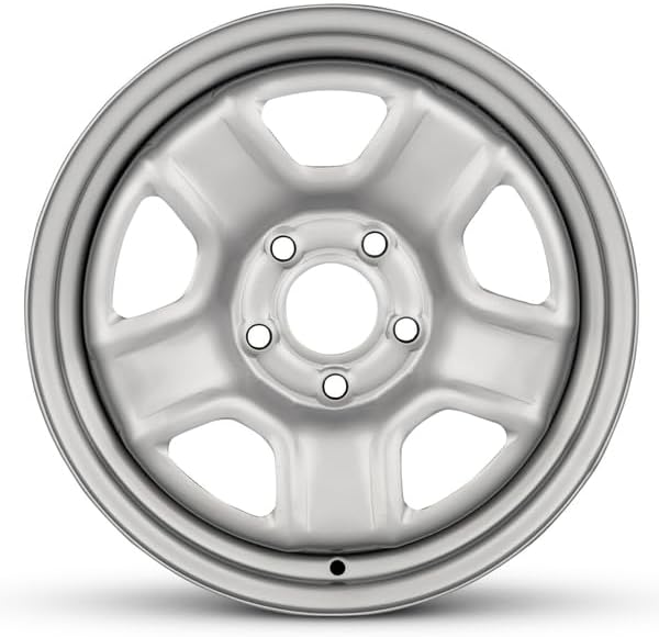 New 16x6.5 inch OEM Direct Replacement Steel Wheel for Ford Fusion 2010–2012 5-114.3mm Silver 16 in Rim YX87S4AAA