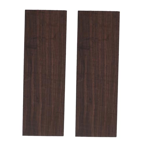 BESPORTBLE 2pcs Ebony Wood Block Guitar Bridge Accessory Set Acoustic Guitar Replacement Parts Diy Music Instrument Kit