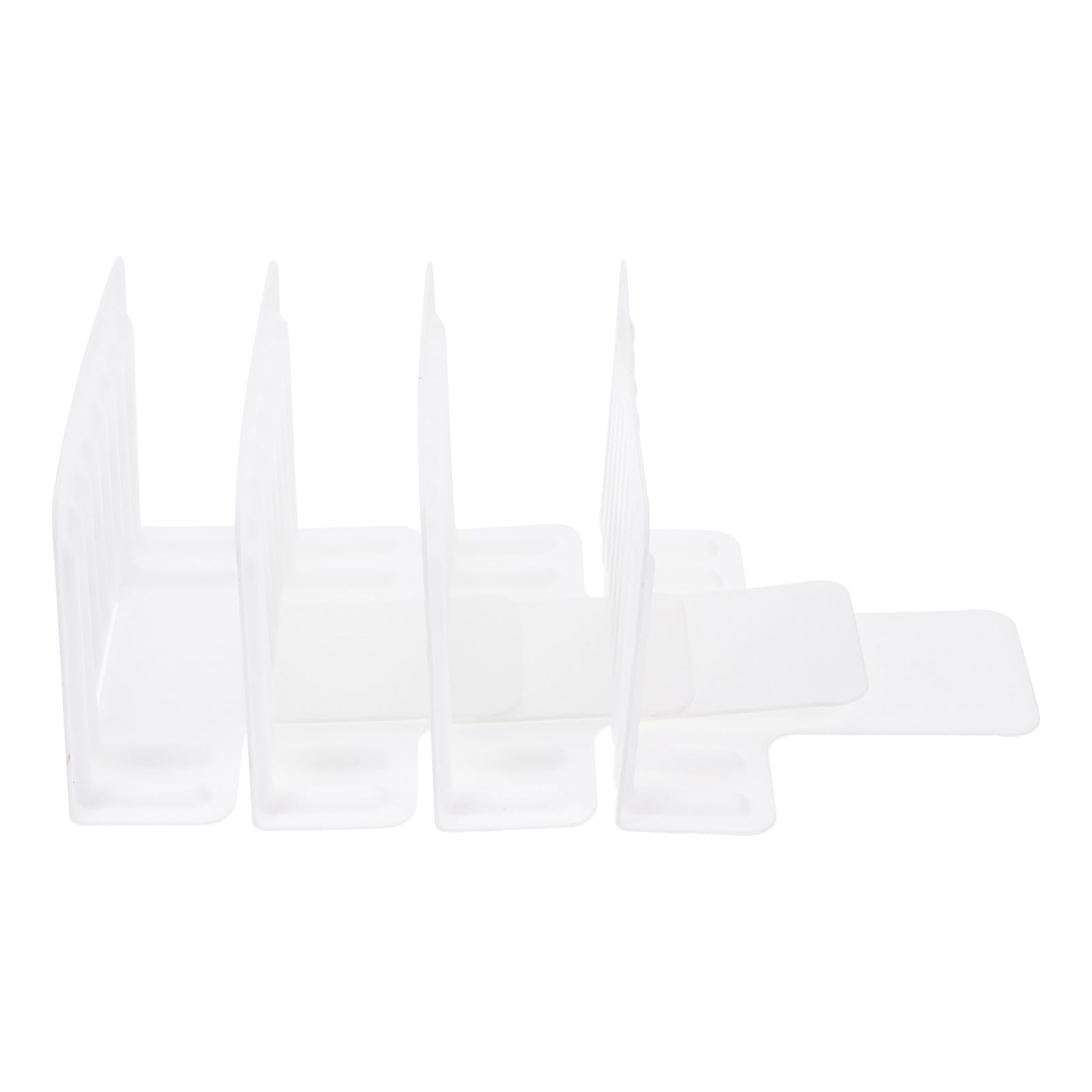 Tableros separadores para organizador de plástico de 4 piezas ajustables en color blanco