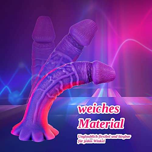 3teiliges realistisches Silikon-Saugnapf-Dildo-Set (klein,mittel,groß):Analplug-Trainingsset mit großer Größe,G-Punkt-Stimulation,Saugnapf-Spielzeug für Frauen,freihändiger Spaß,körpersicheres Silikon – Bild 5
