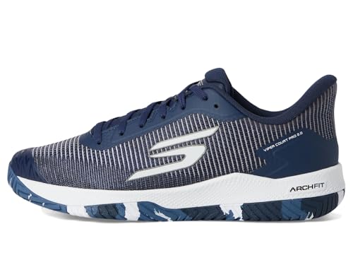 Skechers Mens Pickleball Viper Court Pro 2.0 Sneaker Navy 11.5 Medium