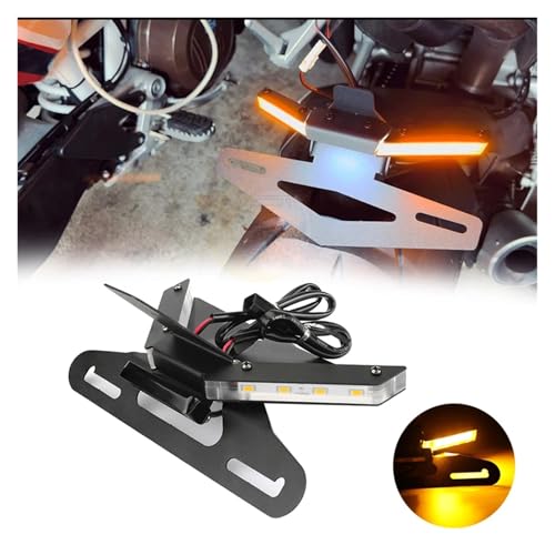 Support de Plaque Moto Réglable pour Éviter les Vibrations du Garde-Boue