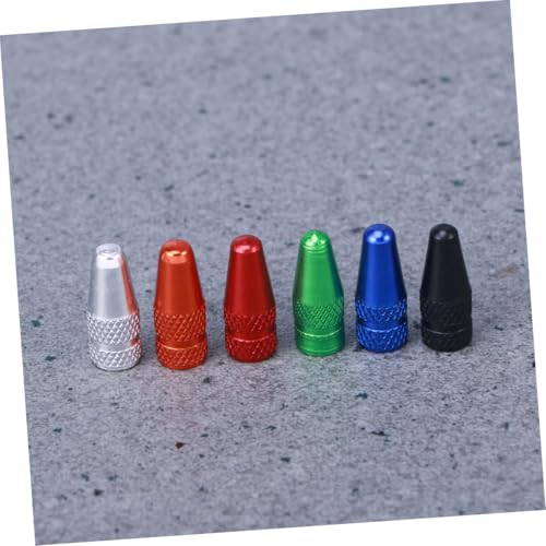 6 Tapas de Válvula para Bicicleta de Aleación de Aluminio Azul para Neumáticos de Bicicleta de Ruta y Montaña, Cubiertas Anti-Óxido, Rosca Suave, Fácil Instalación y Sellado miniatura 5