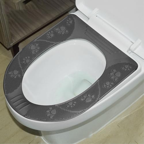 Funda para Inodoro gris de silicona para el hogar moderno 3