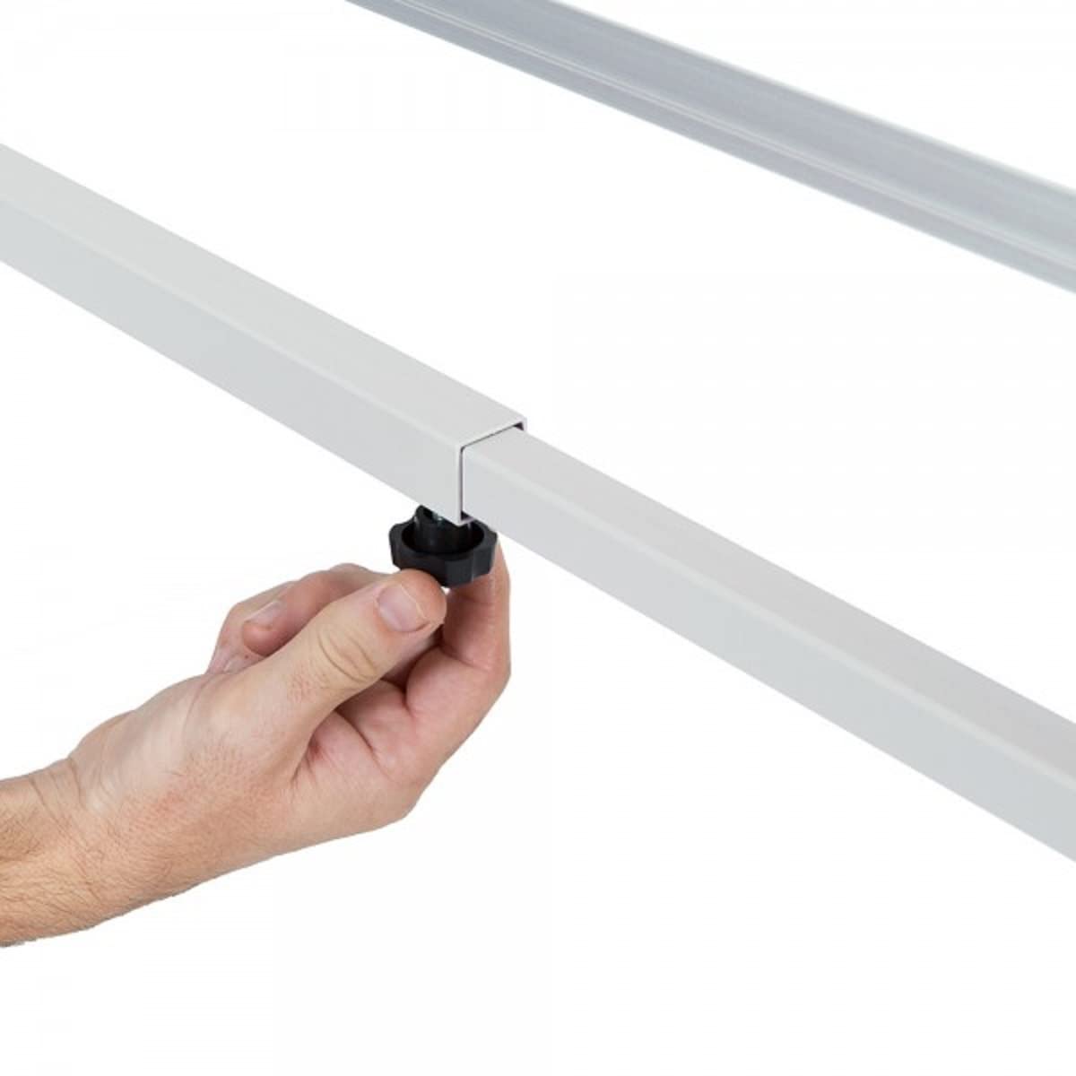 Pizarra Blanca Magnética Doble Cara Para Escritura Por Ambos Lados Más Soporte Móvil Universal con Ruedas. Sistema de Libre Rotación Giratorio 360º. FABRICADO EN ESPAÑA. (180 X 120 CM.)