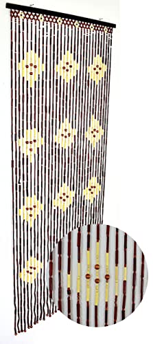 Stephans Möbelbörse Türvorhang Bambus 90x200cm Insektenschutz...