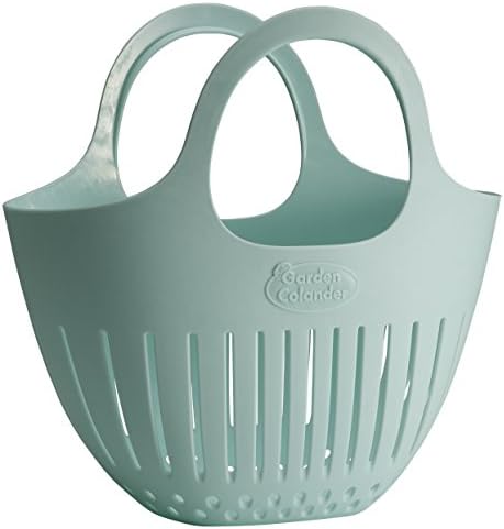 Hutzler Mini Colander garden basket, Small, Eggshell Blue - Thumbnail 2
