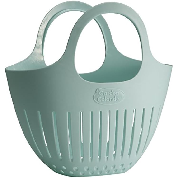 Hutzler Mini Colander garden basket, Small, Eggshell Blue