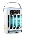 冷風機 冷風扇 卓上冷風機 小型 水冷エアコン 静音 パワフル 3段階風量調節 大容量タンク 氷いれ可能 冷却加湿 冷風扇風機 USB給電式 ポータブルクーラー 小型クーラー 省エネ ミニ冷風扇 熱中症対策 暑さ対策 オフィス 寝室 自宅用 家庭用 プレゼント ギフト
