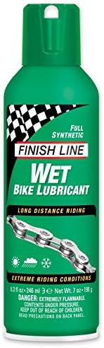 Finish Line Wet Bike Lubricant Aerosol Spray, 8-Ounce