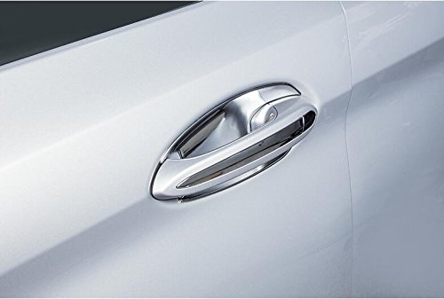 Manijas De Puerta Cromadas Para BMW Serie 5 G30 2017-2018 – 4 Piezas, ABS, Adhesivo 3M, Fácil Instalación