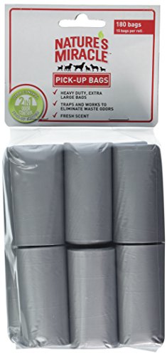 Nature's Miracle Advanced Pick-up Bags Fresh Scent 360-Bags, (24 Rolls of 15 bags)