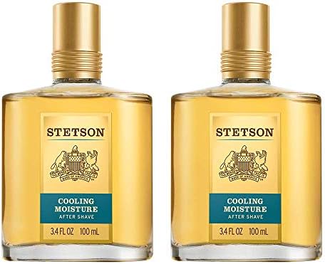Stetson Cool Moisture Aftershave 3.4 Fluid Ounce, 2 Count