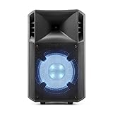 ION IPA118A Power Glow 300 Bluetooth 300 Watt Portable Speaker System (Black)