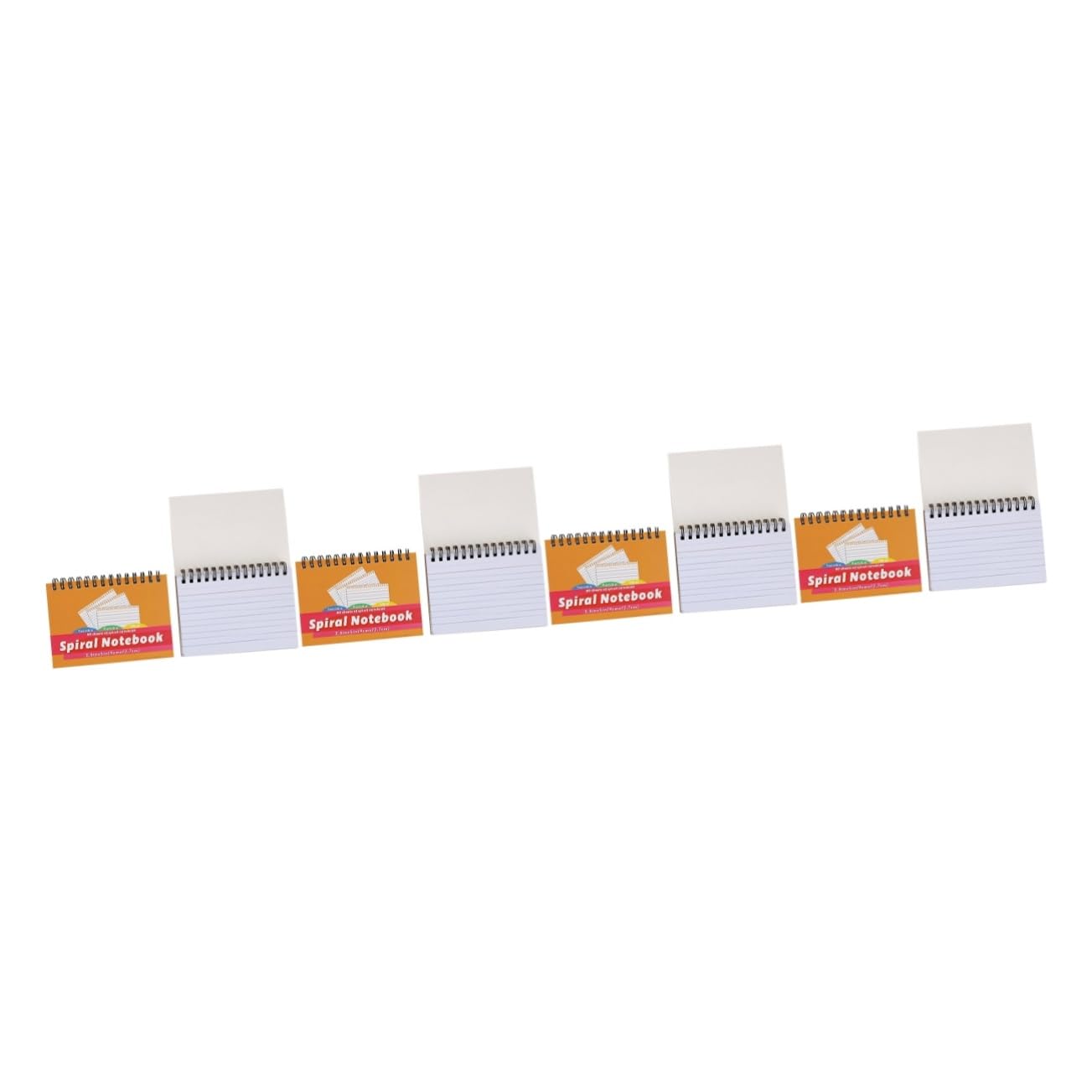 SHINEOFI 4 Pièces 2 Notes Autocollantes Sur Fiche Cartes De Correspondance Cartes Flash Cahier Pointillé Spirale Journal De Prise De Notes Cahier Enroulé Cartes Mémoire Mini Cahiers Papier