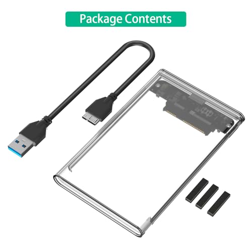 Carcasa externa Mustpoint USB 3.0 para disco SATA 2.5 miniatura 7