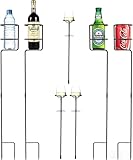 Urban Deco Heavy Duty Drink Holder Set of 7, Outdoor Yard Drink Holder Stakes, 4 Packs Plus Extra 3