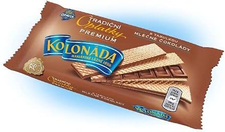 Opavia Tradicni oplatky Premium Kolonada 92g Wafers with Milk Chocolate Bar Filling