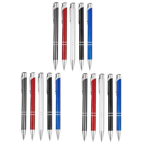 Stylo à bille neutre SHINEOFI lot de 15 pour en finir avec les pannes d'encre et les ratures