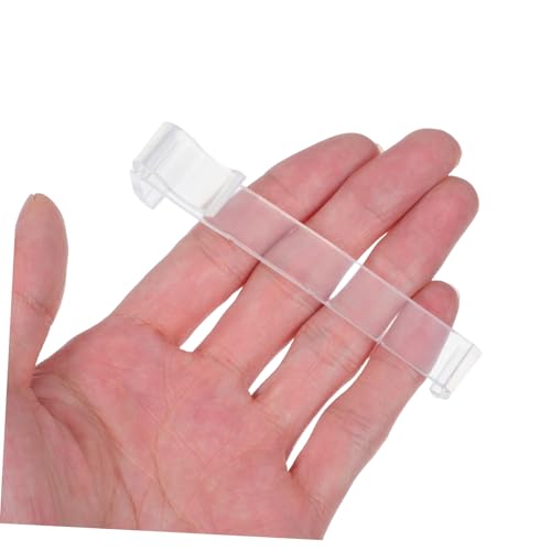 Clips para persianas verticales de plástico duradero, sujeción invisible y resistente 5