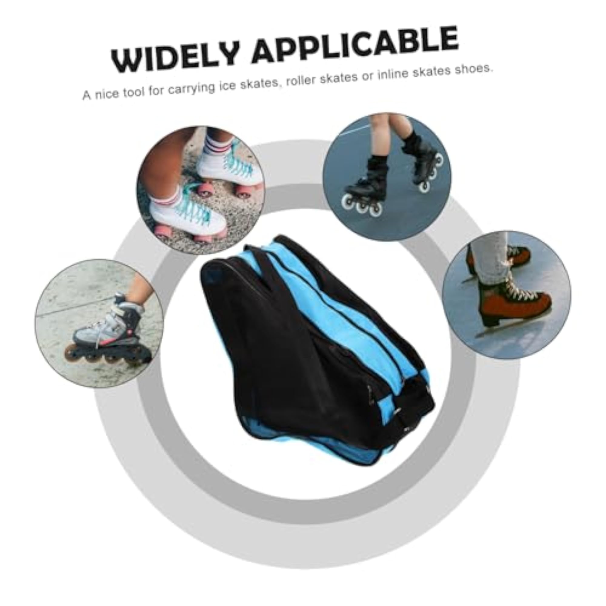Thickened Roller Skates Storage Bag for Ice Skates