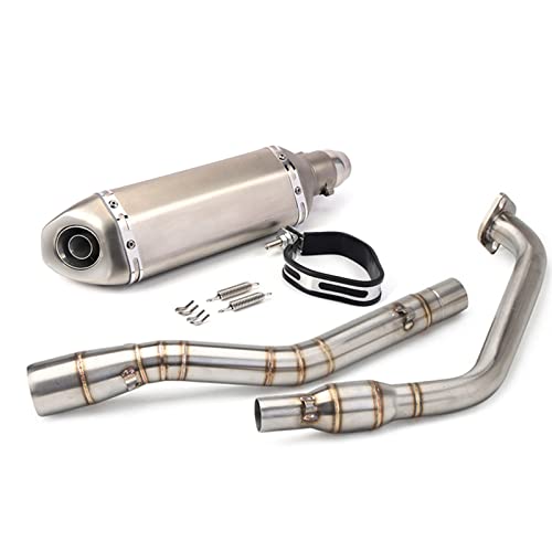 Sistema de escape completo para Yamaha R15 V3 y MT125 con tubo frontal 2