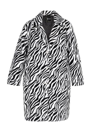 faina Damen Jacke Schwarz Weiss S