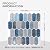 Walanz 10 Sheets Peel and Stick Backsplash, Self Adhesive Wall Tiles, 3D Adhesive Tile Backsplash, 12"x12"Morocco Premium Self Adhesive Wall Tiles Peel and Stick for Kitchen, RV(Mist Blue Diamond)