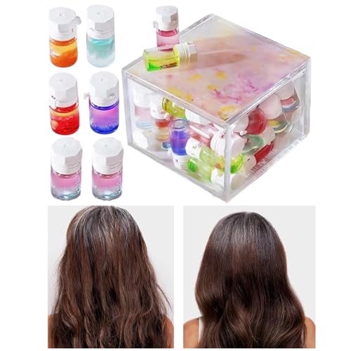 zjhukfmc Smoothing Hair Oil - Repair for Long Short Hair Care Oil, Pack of 20 Natural Frizz Control Liquid with Long-Lasting Fragrance for Care After Colouration for Travel Hotel Salon