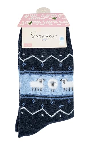 Image of Shag Wear Women's Novelty Angora Socks, Cute Animal Casual Cozy Soft and Warm, 3 Pack