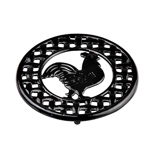 Home Basics TR44177 Cast Iron Rooster (Black) Trivet cover