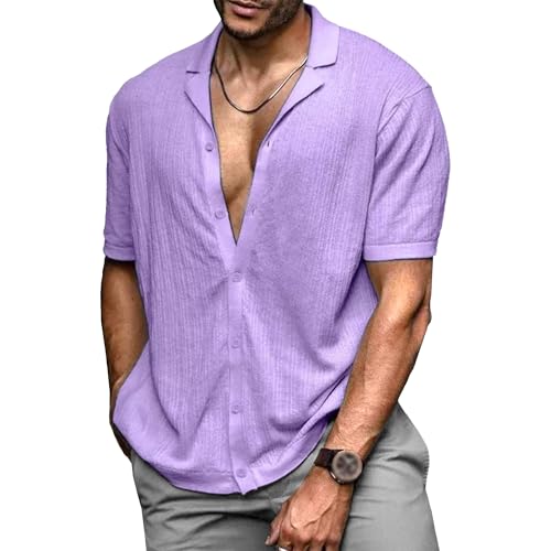 Shirt de golf vacances hommes pour des journées farniente style cuba neck stretch