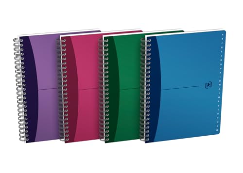 Répertoire OXFORD A5 reliure polypropylène 80g index alphabétique