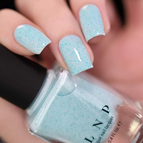 Image of ILNP Starling - Pale Turquoise Speckled Nail Polish, 7-Free, Non-Toxic, Vegan, Cruelty Free, 12ml