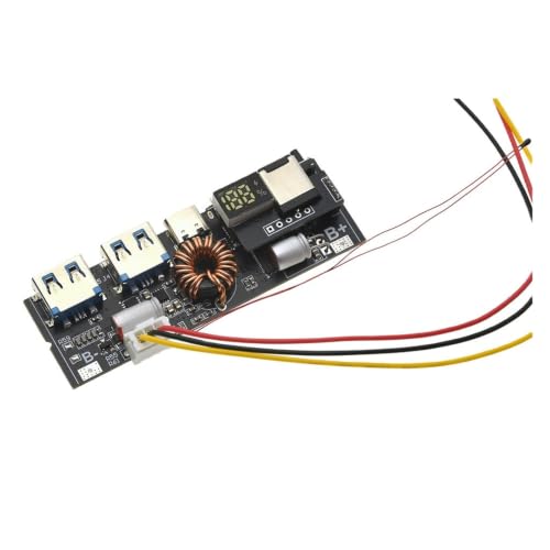 ChuFort Placa de circuito PD 65W para carga rápida bidireccional 3-5S con 6 interfaces 5