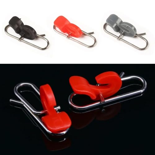 Set de 20 clips de cebo para pesca de mar en 3 colores miniatura 7