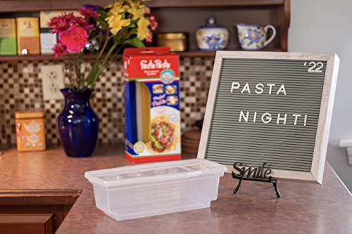 Fasta Pasta Microwave Pasta Cooker - The Original No Mess, Sticking or Waiting For Boil