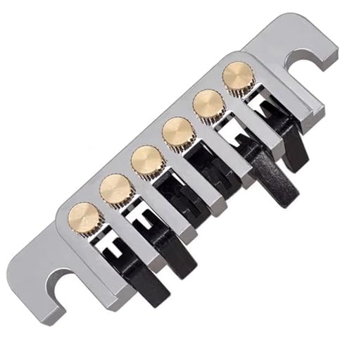 Pont de selle à roulettes pour guitare électrique Jeffergarden Silver - 2