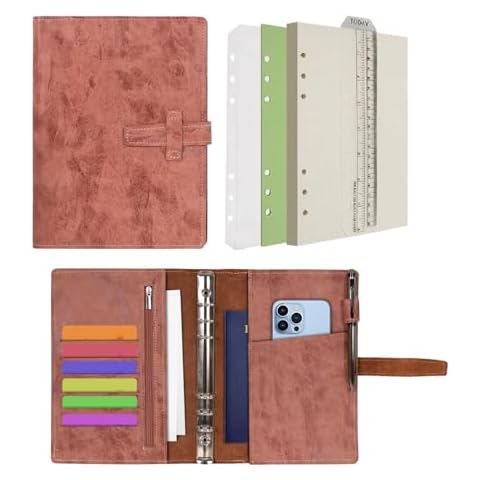 Wonderpool Leather A5 Diary Organiser with Pockets Cover