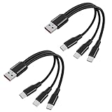 Matériaux durables : fabriqué en nylon tressé résistant et doté de connecteurs en alliage d’aluminium, ce multi usb c cable offre une excellente durabilité et une grande résistance à la corrosion. Le tressage serré garantit une longue durée de vie, une meilleure solidité et un toucher agréable.