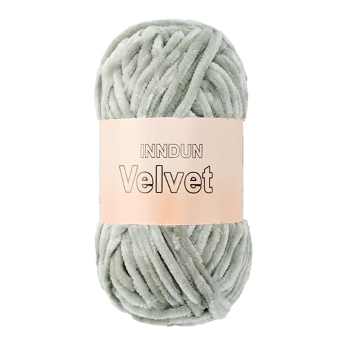 Image of Soft Velvet Chenille Yarn for Crocheting, Super Bulky Yarn for Blankets