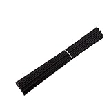 60 varillas difusoras de fibra de aceite esencial para el hogar difusor de fragancia de repuesto para decoración de baño (color: 4 mm (profundidad) - 25 cm (L))