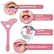 4 Stück Flügelspitzen Eyeliner Hilfe, Multifunktions Silikon Cat Eyeliner Schablone für anfänger, Mehrzweck-Augen-Make-up-Werkzeug für Eyeliner für Eyeliner, Gesichtskontur, Wimpern, Augenbrauen