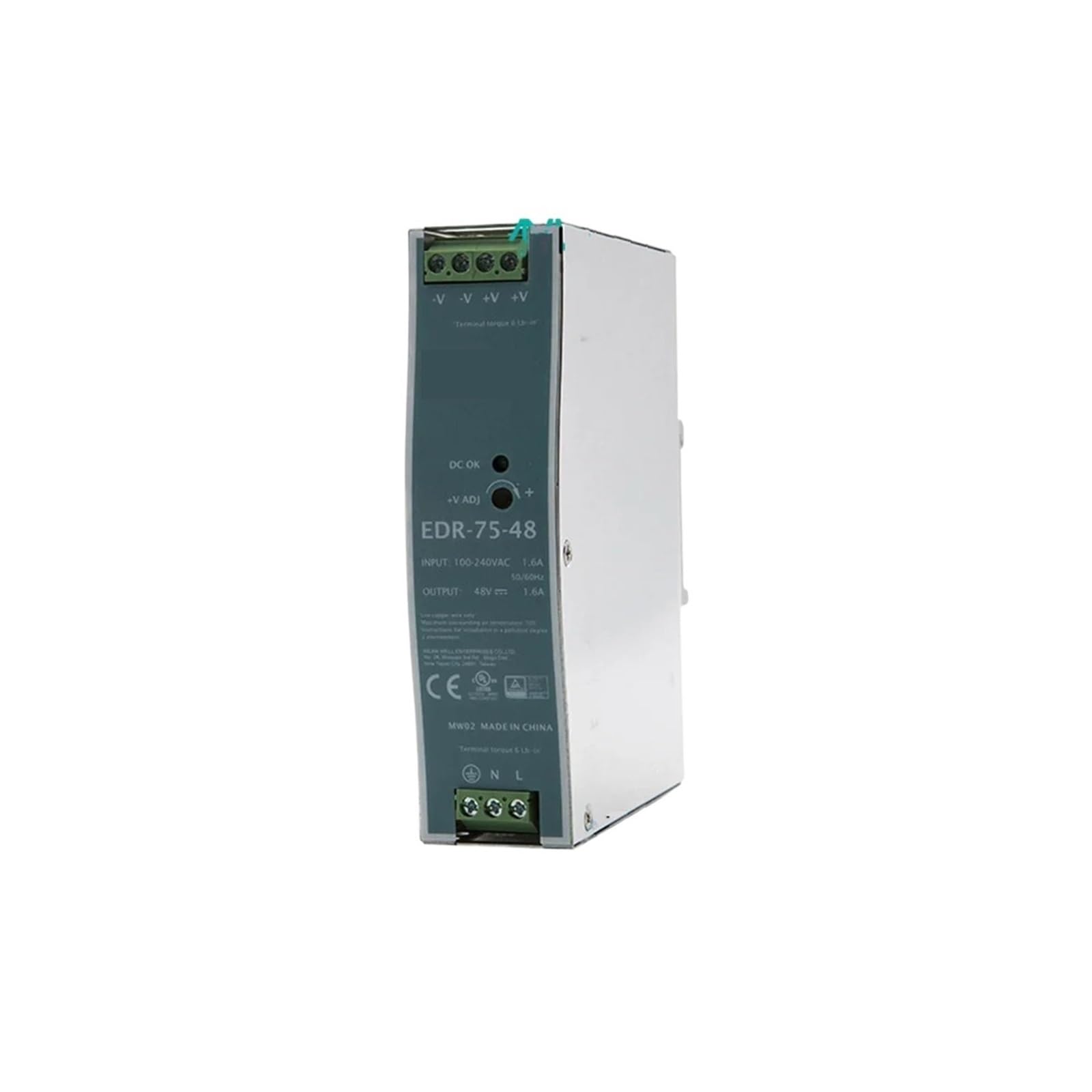 YIVELYYZG NDR-75-48 76.8W 48V 1.6A NDR-75 Series 75W Single Output Industrial Switching Power Supply
