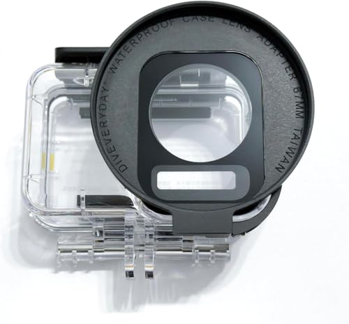 M67 Lens Adapter for DJI OSMO Action 5 Pro Compatible with Original Waterproof Case