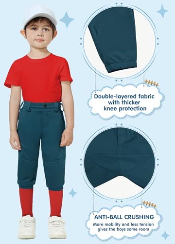 Image of MIVEI 2T 3T 4T 5T to 16Years Toddler Baseball Pants Youth Boys Tball Pants