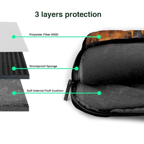 Bolso Tote para Laptop Unisex con Estampa de Cebras miniatura 5